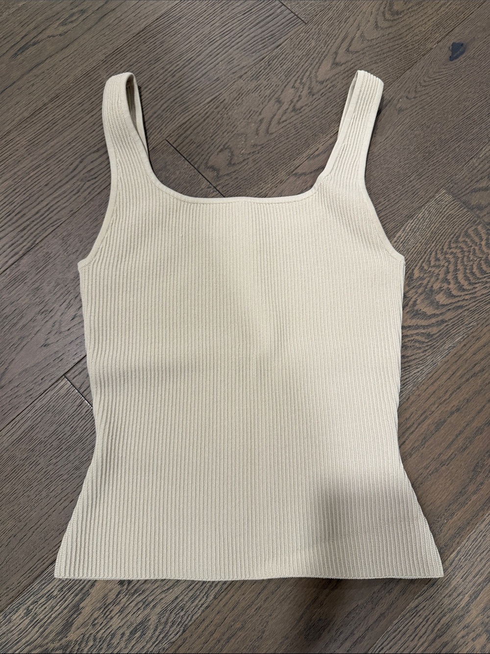 Babaton - Sculpt Ribbed Square-Neck Tank Top